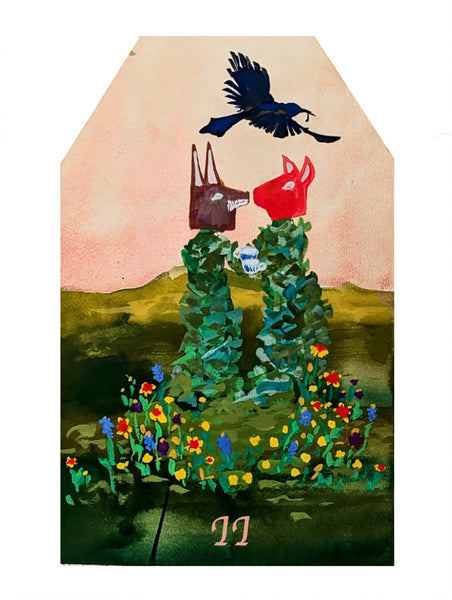 Amanda Fay, "II of Cups (Tarot series)"
